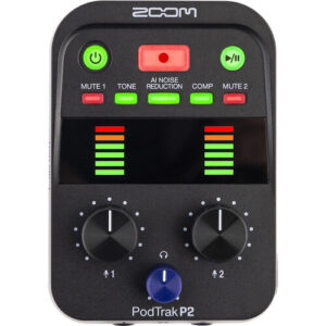 Grabadora para Podcast Zoom Podtrak P2 Dual USB